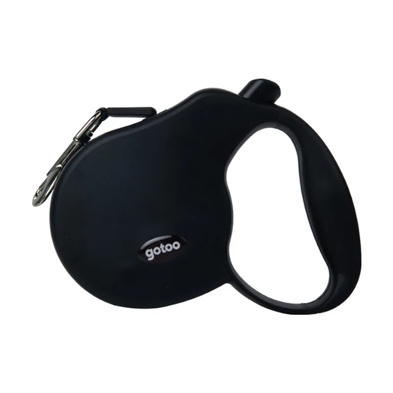 Gotoo Correa extensible negra para perros