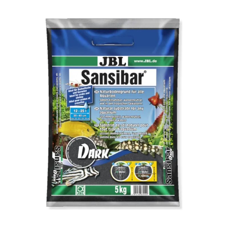 JBL Sansibar Sustrato Negro para plantas de acuarios