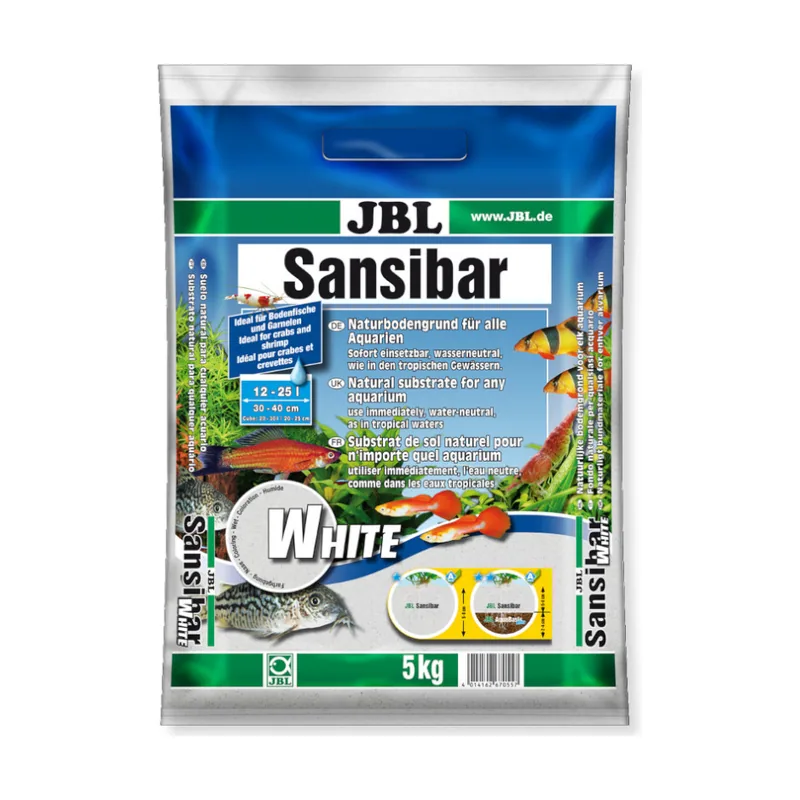 JBL Sansibar Sustrato Blanco para acuarios