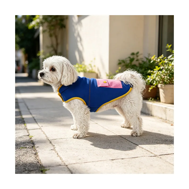 Gotoo Chaqueta Azul con Bolsillo para perros