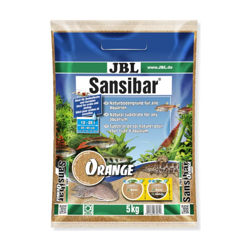 JBL Sansibar Sustrato Naranja para plantas de acuarios