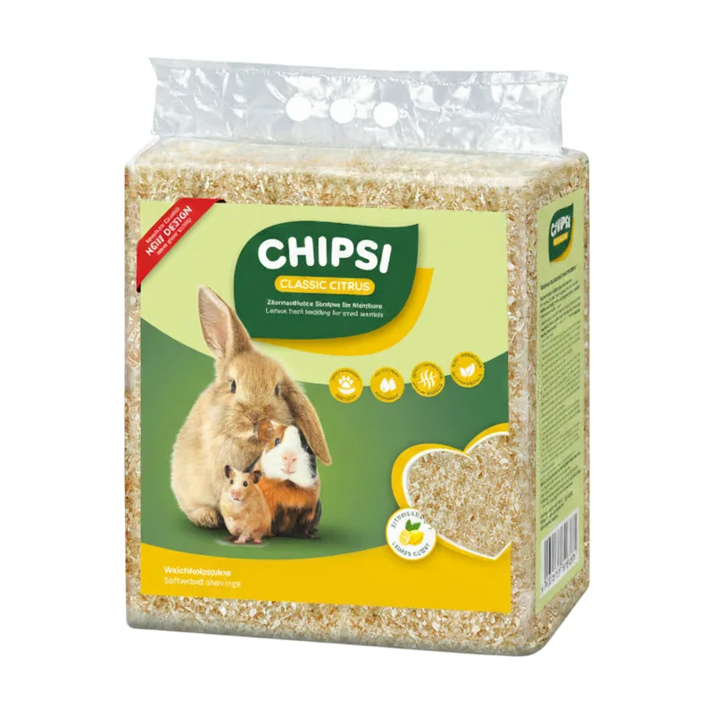 Chipsi 60 L Citrus Viruta Aromatizada para conejos y roedores