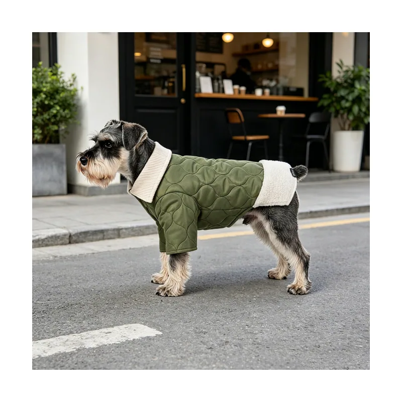 Gotoo Abrigo Acolchado Verde para perros