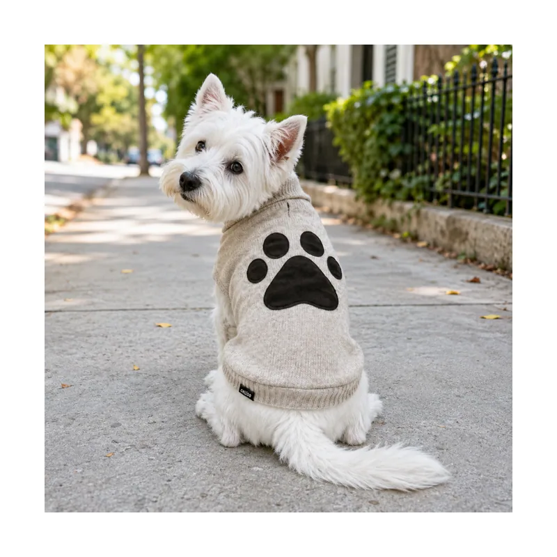 Gotoo Jersey de Punto Marrón para perros