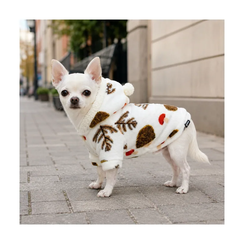 Gotoo Sudadera Forro Polar Estampado Erizo para perros