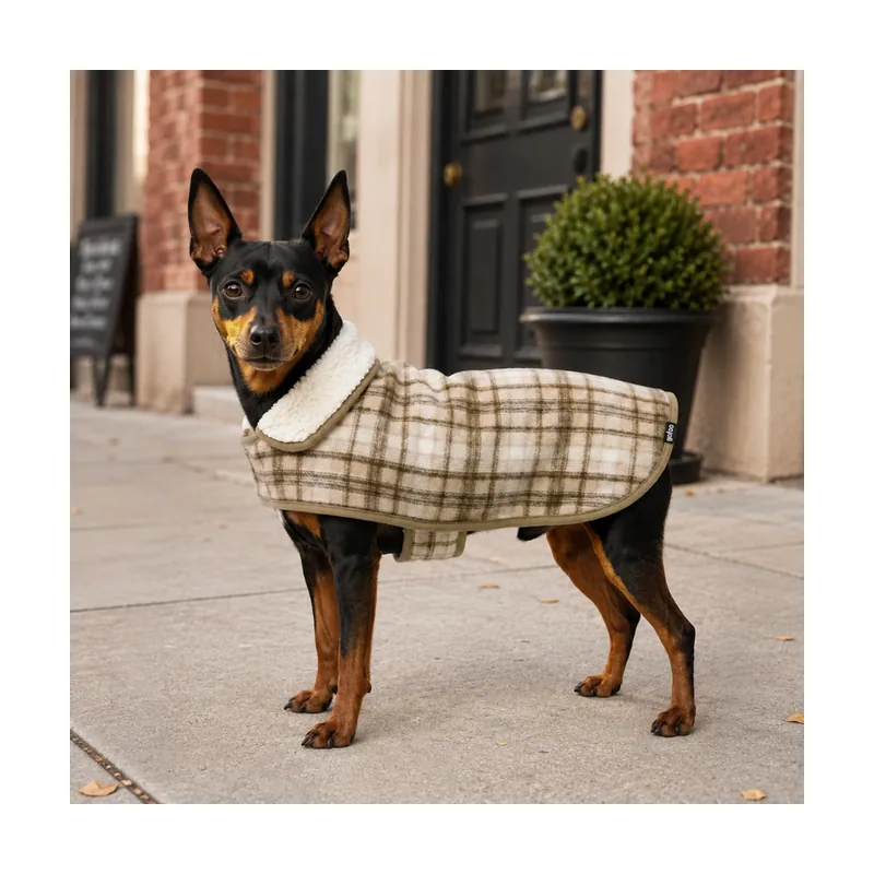 Gotoo Chaqueta Tartán Cuadros para perros