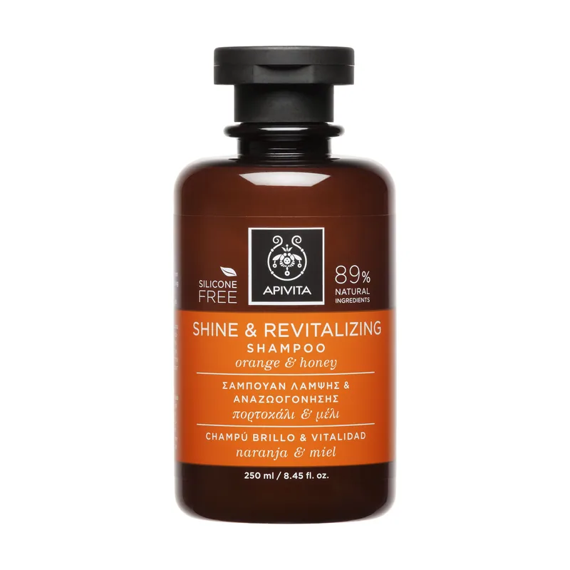 Apivita Champú Brillo y Vitalidad con Naranja y Miel 250ml