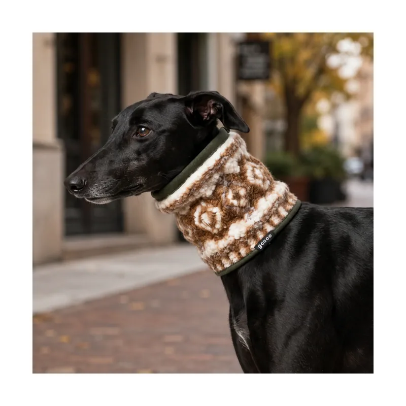 Gotoo Bufanda Estampado Retro para perros
