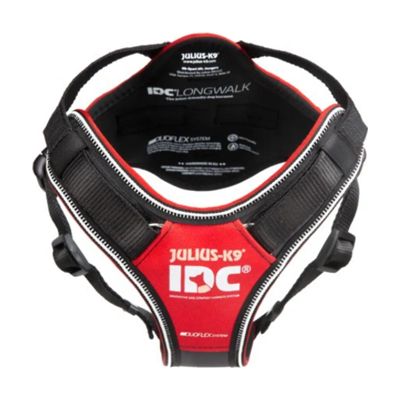 Julius-K9 Julius K9 IDC Longwalk Arnés Rojo para perros