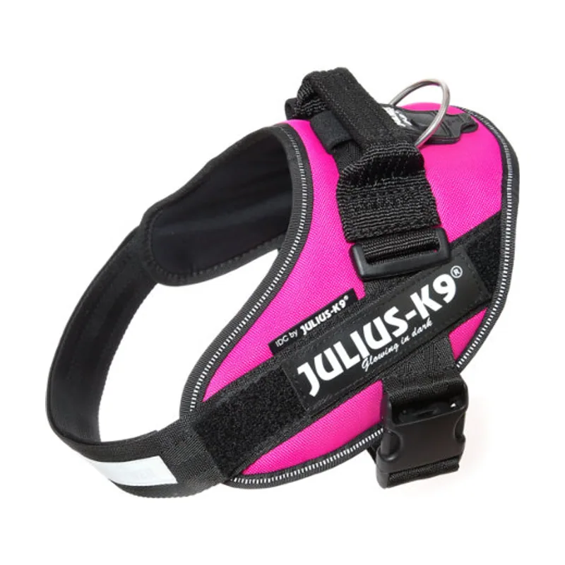 Julius-K9 Julius K9 IDC Powair Arnés ergonómico fucsia para perros