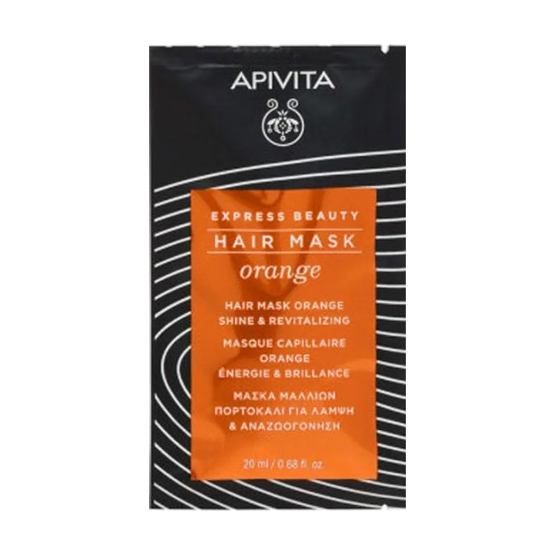 Apivita Mascarilla Capilar Revitalizante Brillo & Vitalidad Orange 20ML