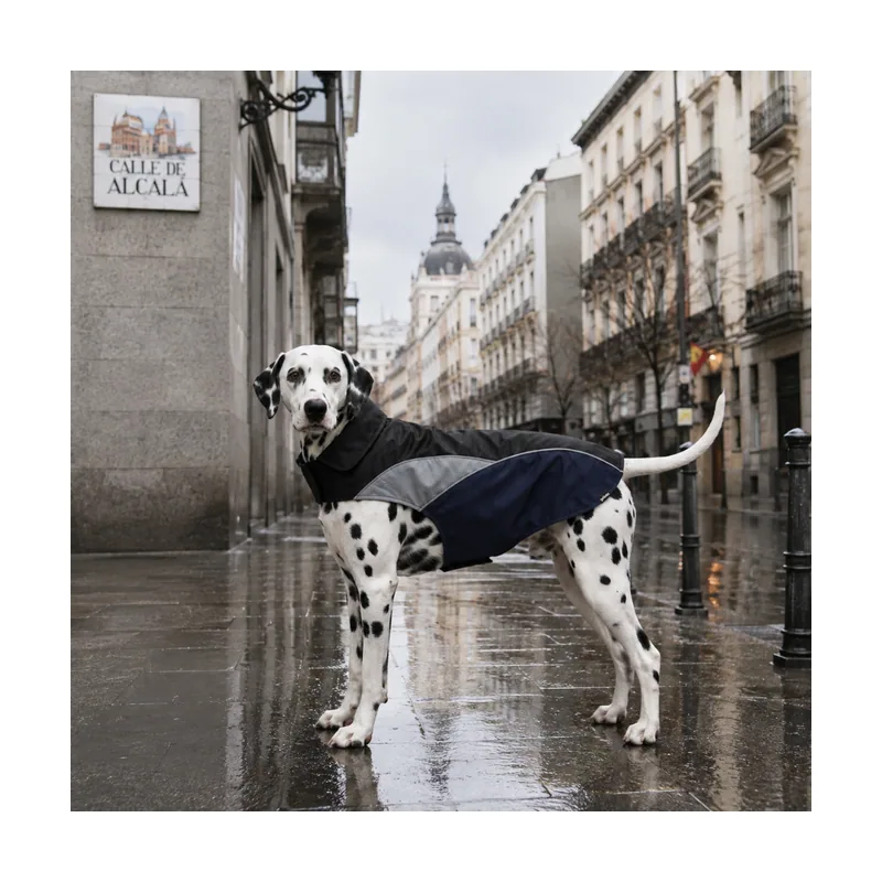 Gotoo Impermeable Reflectante Gris Azulado para perros