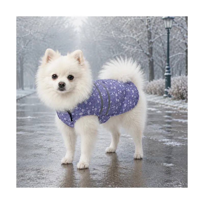 Gotoo Impermeable Estampado Huellas para perros