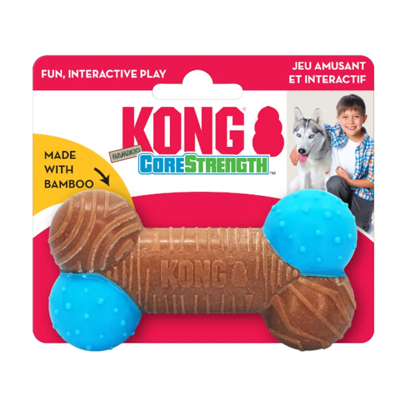 Kong CoreStrength Hueso Mordedor de Bambú para perros
