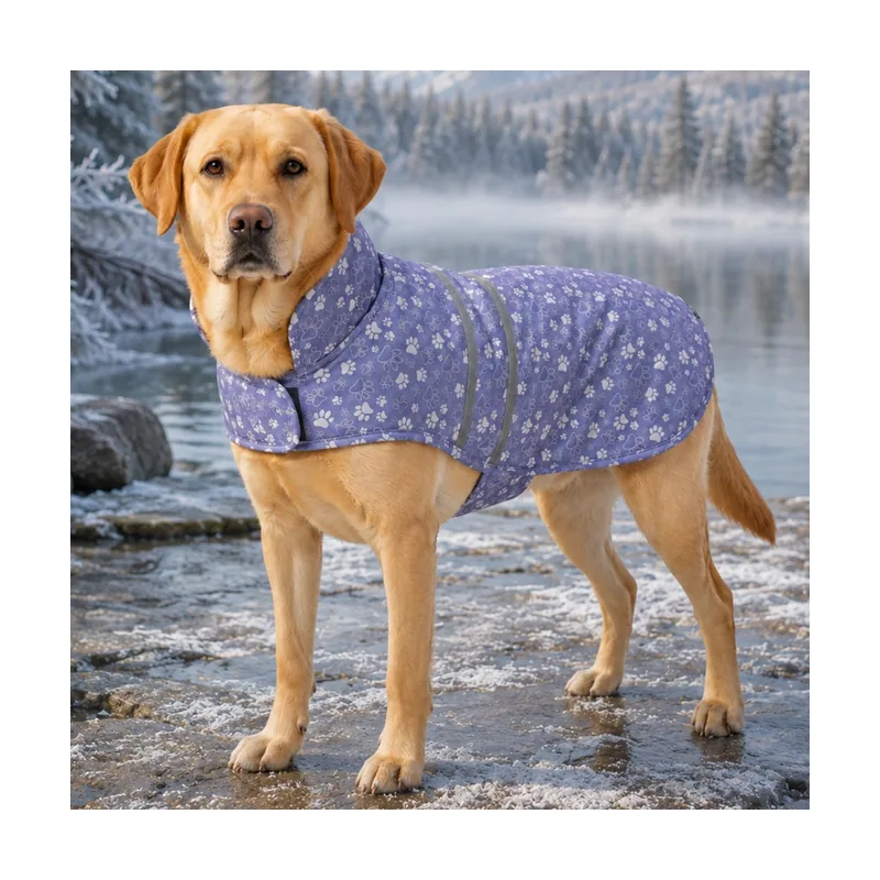 Gotoo Impermeable Estampado Huellas para perros