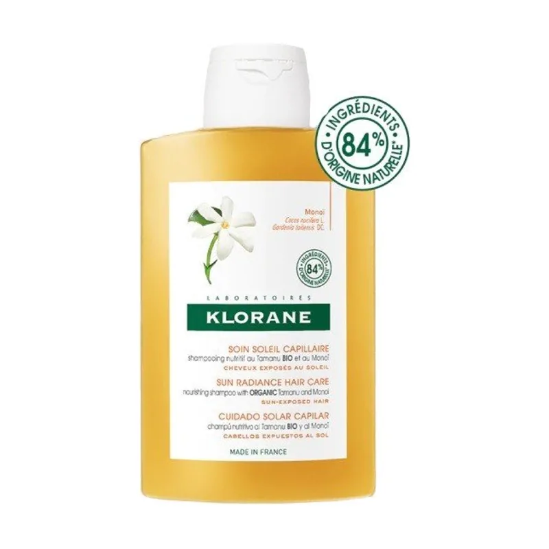 Klorane Champú Solar Nutritivo al Tamanu BIO y al Monoï 200ml