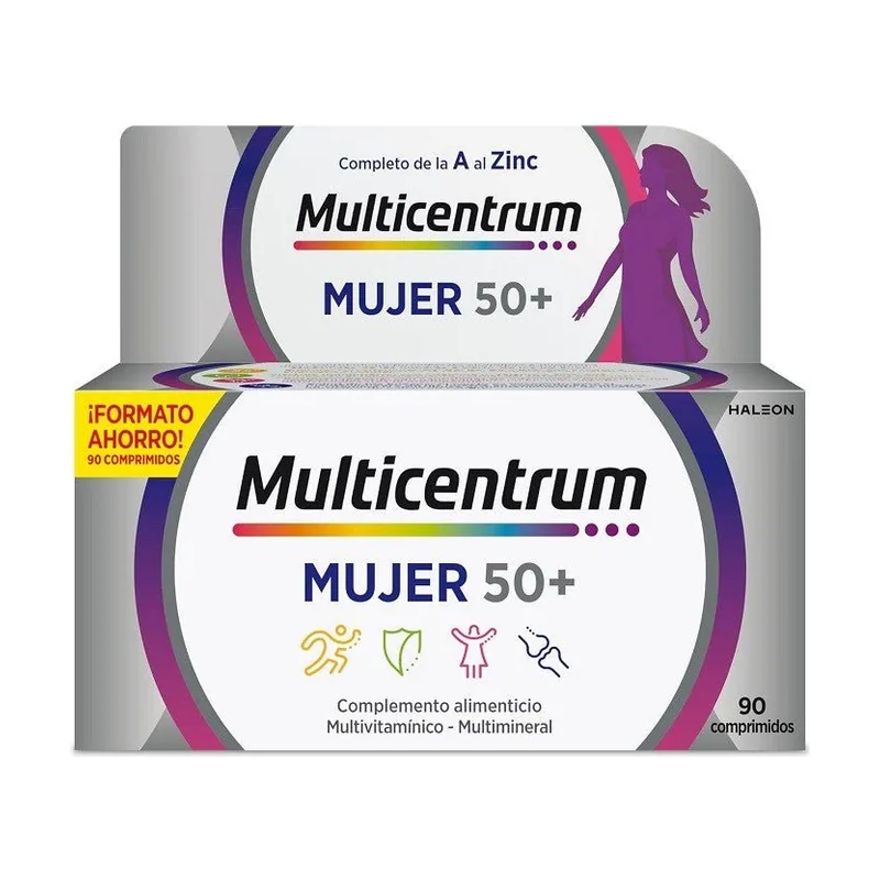 Multicentrum Mujer 50+ 90 Comprimidos