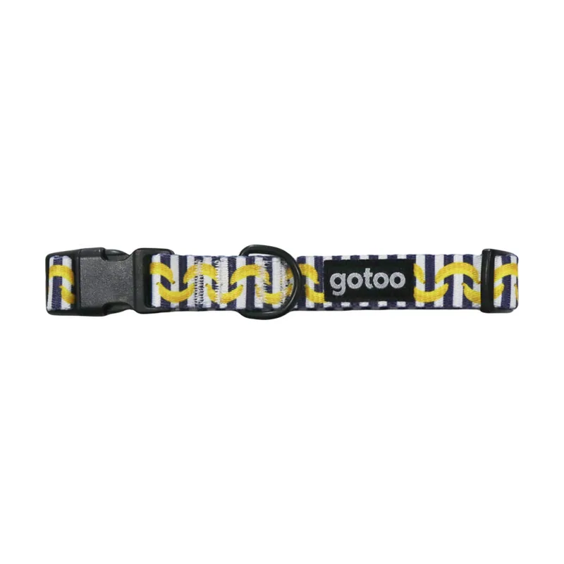 Gotoo Collar estampado banana para perro
