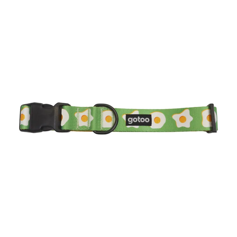 Gotoo Collar estampado verde para perro
