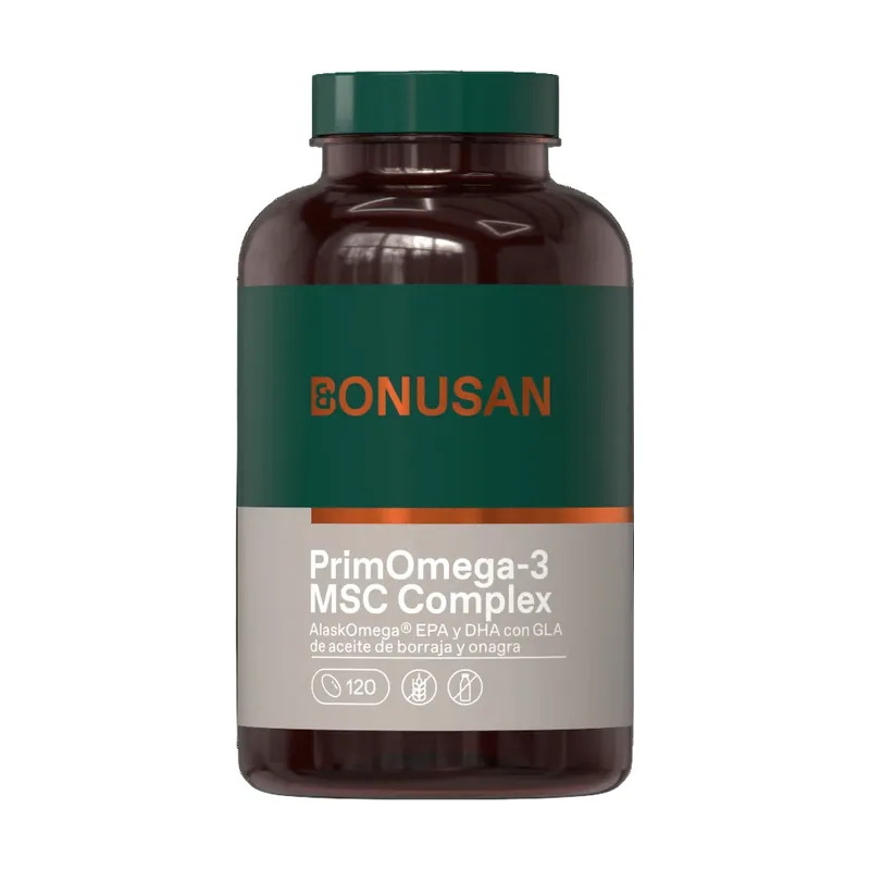 Bonusan PrimOmega 3 MSC Complex Suplemento Omega 3 120 Perlas