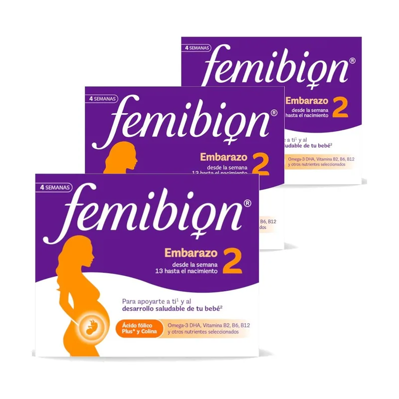 Femibion 2 Triplo 3x28 Comprimidos + 3x28 Cápsulas