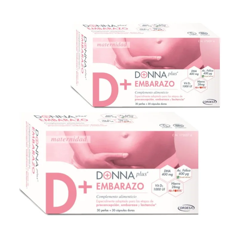Donna Plus+ Embarazo Duplo 2x60 Cápsulas
