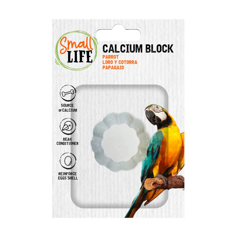 Small Life 0.1 KG Bloque de Calcio para loros