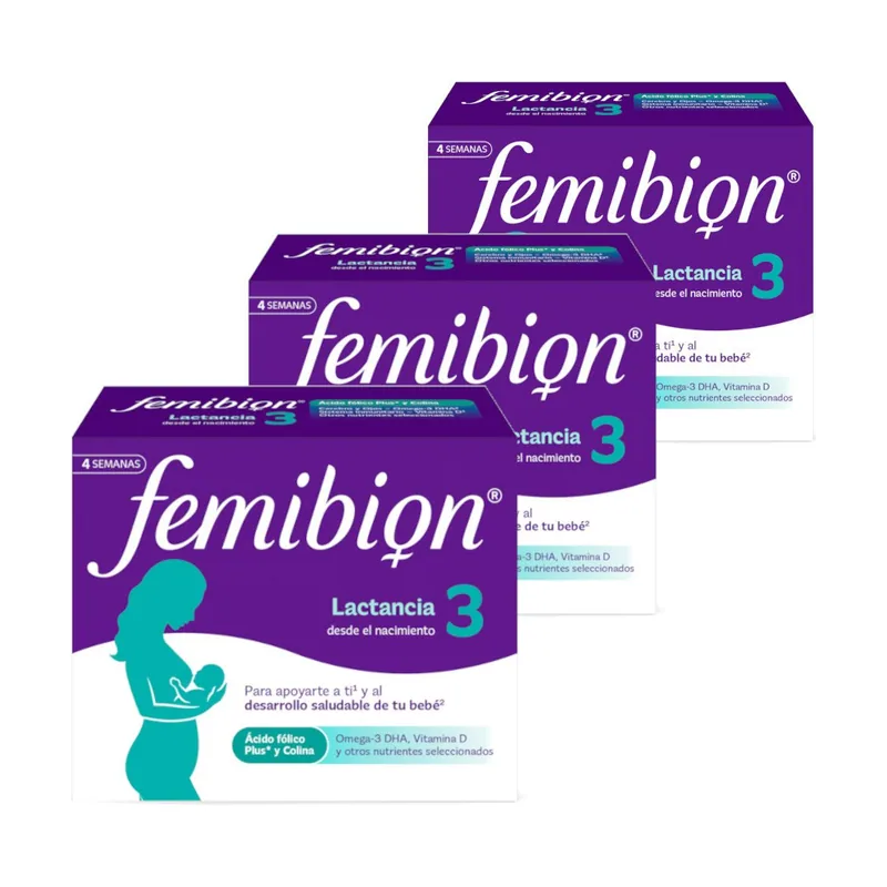 Femibion 3 Triplo 3x28 Comprimidos + 3x28 Cápsulas