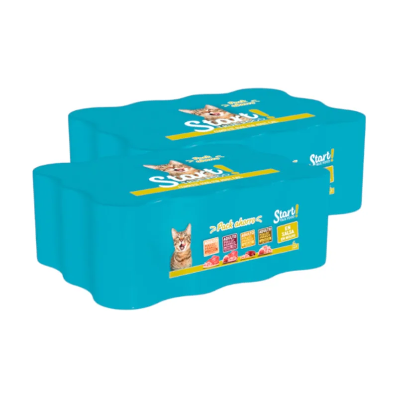 Start 12 latas x 400 g Multipack de Carne en Salsa