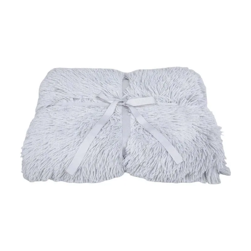 Leeby Manta Anti Estrés Suave Gris para perros