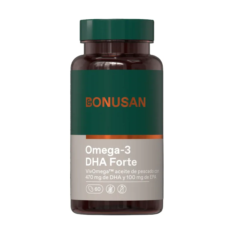 Bonusan Omega-3 DHA Forte Suplemento 60 Perlas