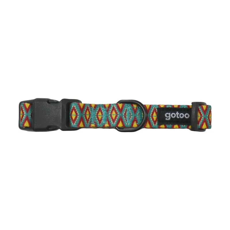 Gotoo Collar estampado geométrico para perros