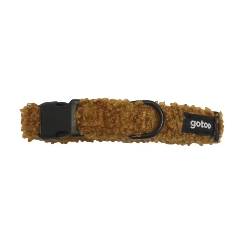 Gotoo Collar teddy marrón para perros