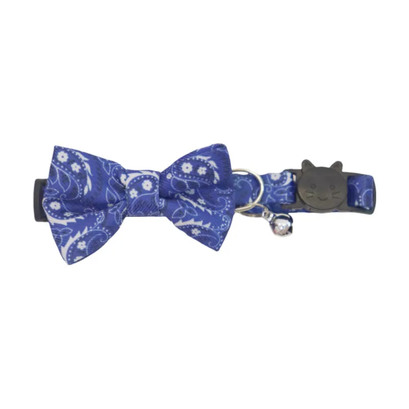 Gotoo Collar azul con cascabel extraíble para gatos