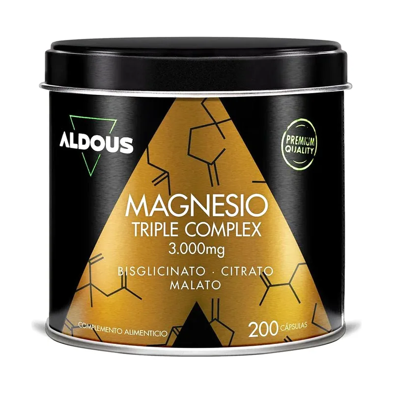 Aldous Bio Triple Magnesio Complex 3000 mg 200 Cápsulas