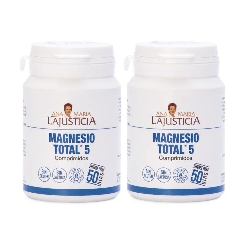 Ana María Lajusticia Magnesio Total 5 Sales Duplo 2x100 Comprimidos