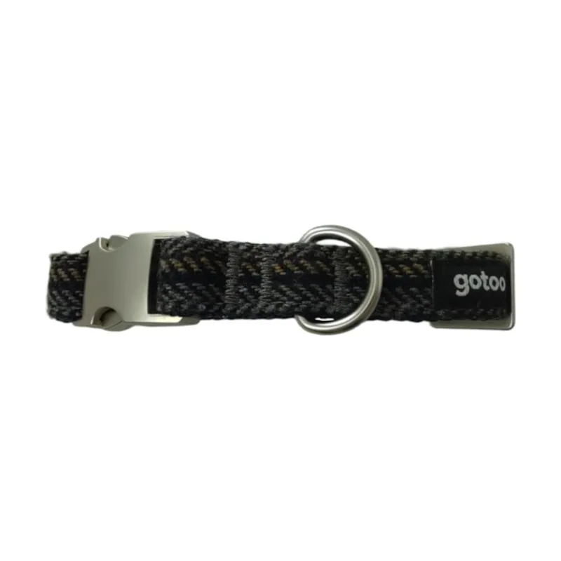 Gotoo Collar Tweed azul para perros