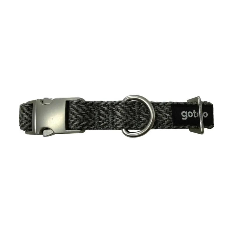 Gotoo Collar espiga gris para perros