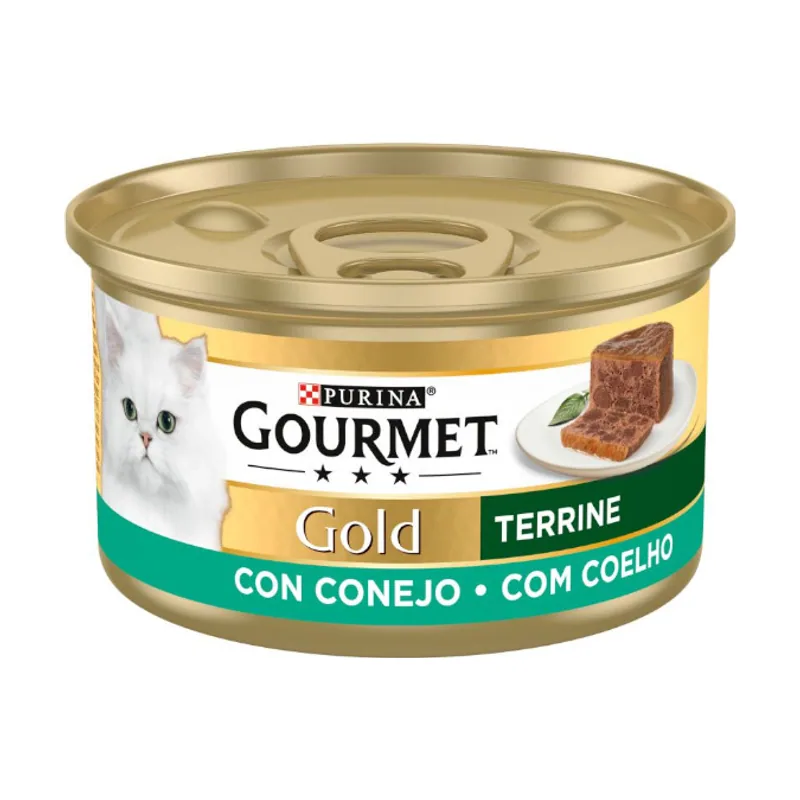 Gourmet 85 g Gold Terrine Conejo lata