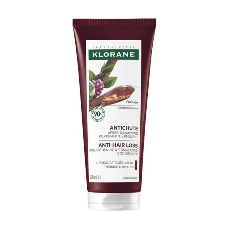 Klorane Acondicionador Anticaída Fortalecedor y Estimulante con Quinina & Cafeína 200 ml