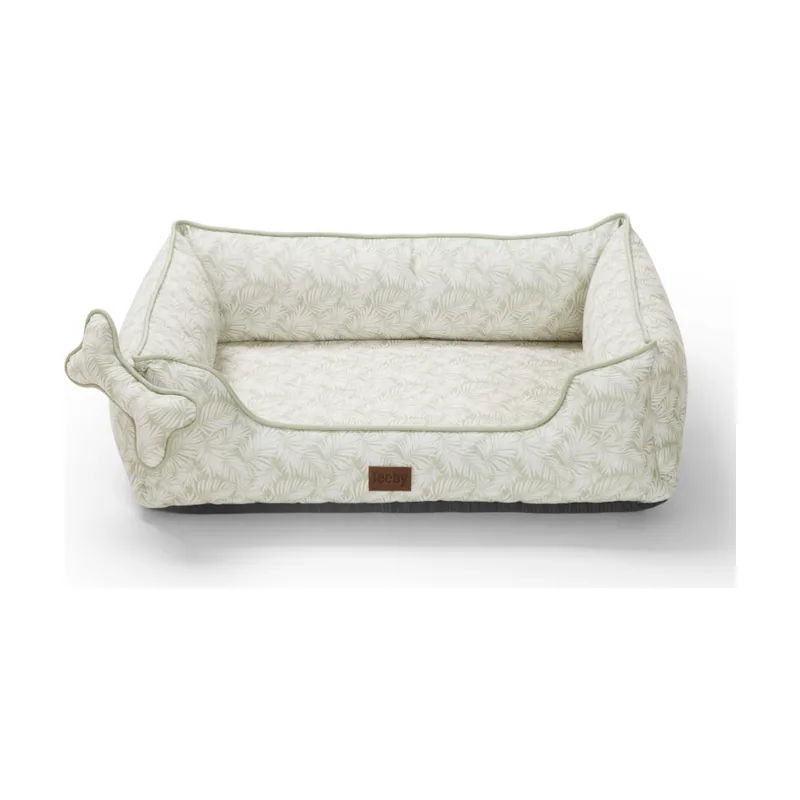 Leeby cama viscoelástica estampado botanic para perros