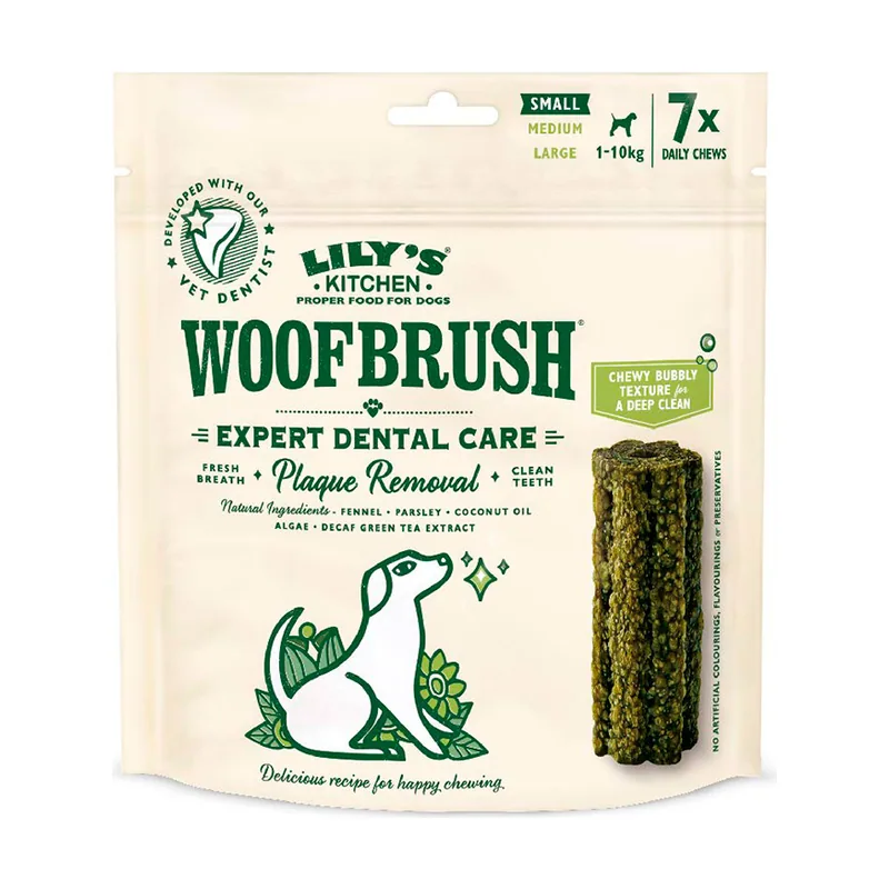 Lily's Kitchen 7 barritas Snacks Dentales Woofbrush Small