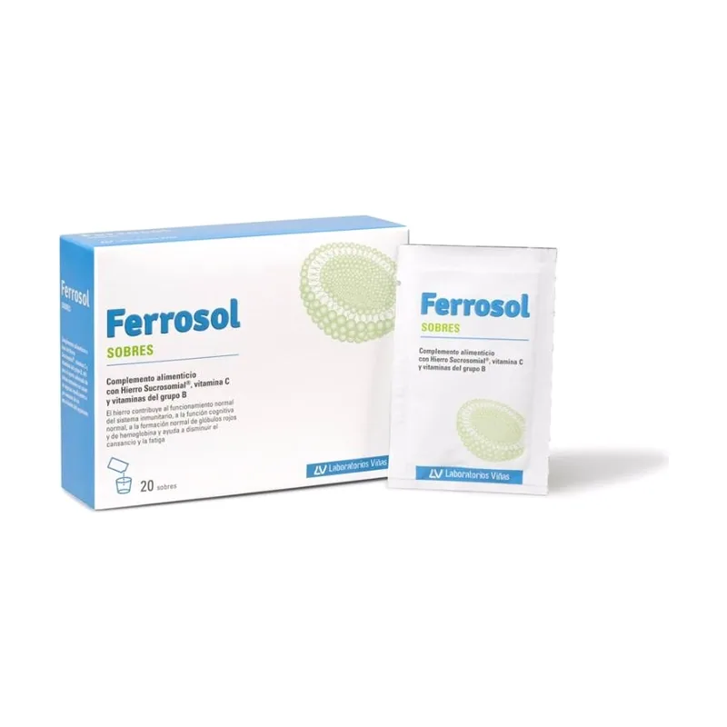 Laboratorios Viñas Ferrosol 20 Sobres
