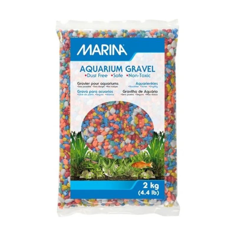 Marina Grava arcoíris para acuarios
