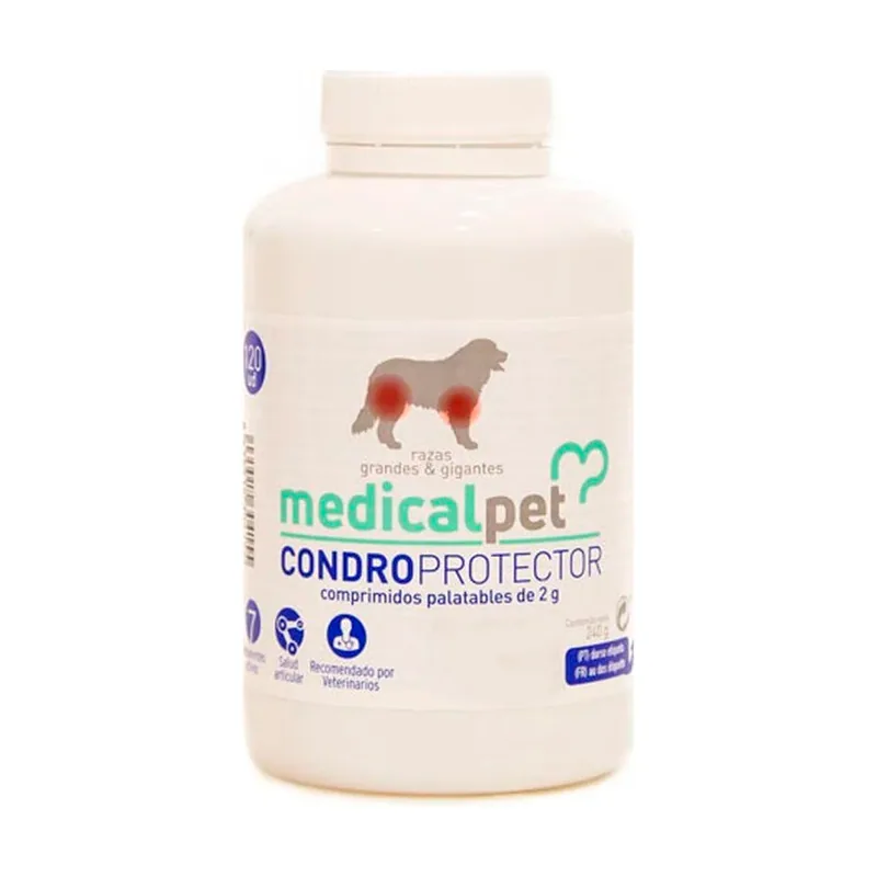 Medicalpet 120 comprimidos Condroprotector en Comprimidos para perros grandes y gigantes