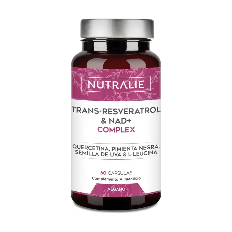 Nutralie Trans Resveratrol y NAD+ Complex 60 Cápsulas