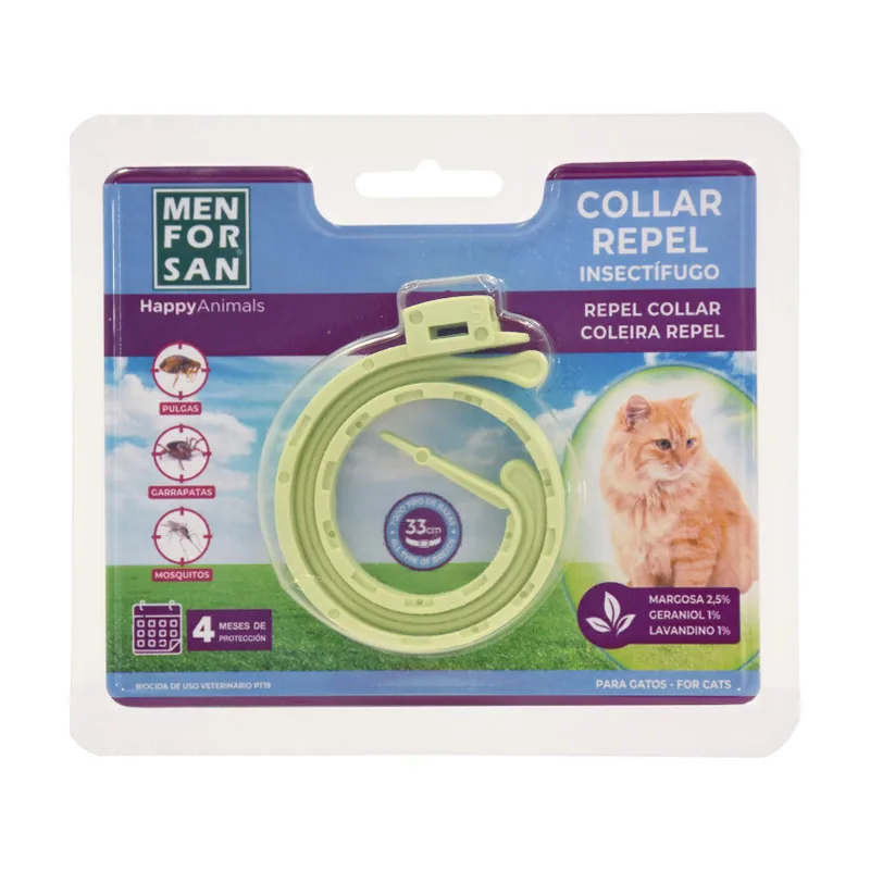 Menforsan Collar Repelente Insectos para gatos