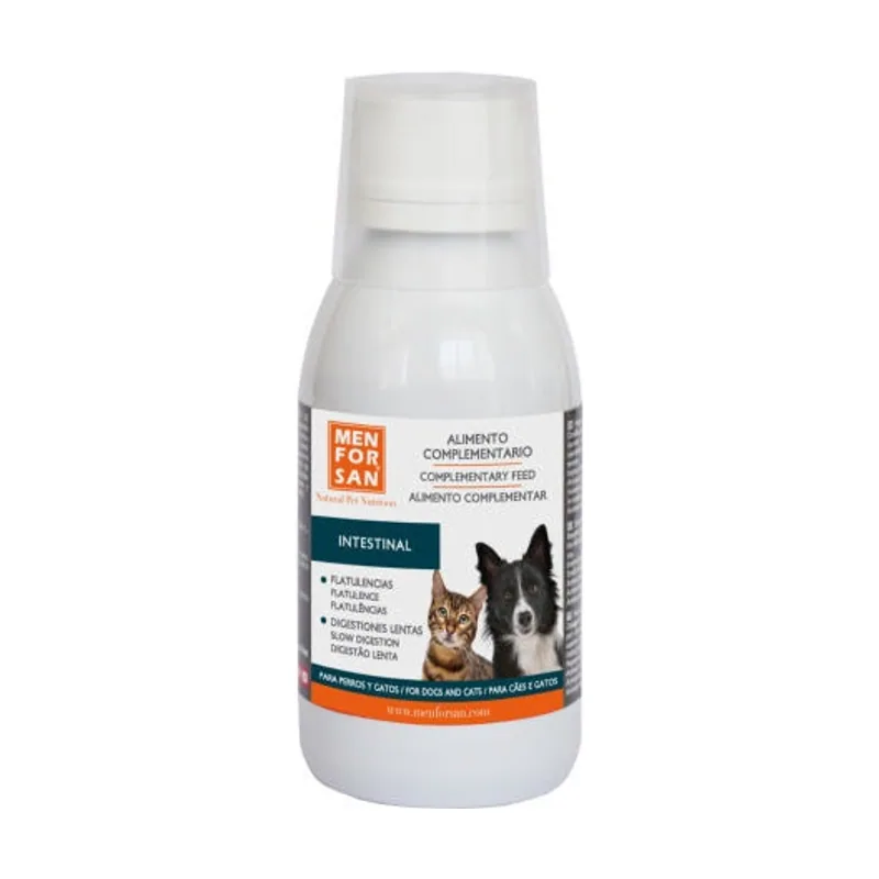 Menforsan 120 ml Intestinal Alimento Complementario para perros y gatos