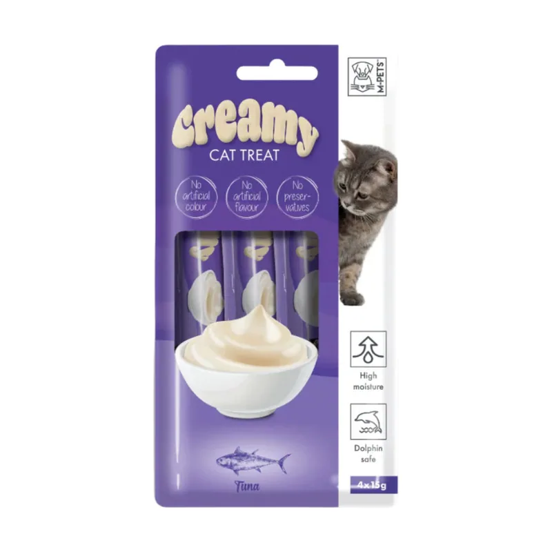 M-Pets 4 sobres x 15 g Creamy Atún snack