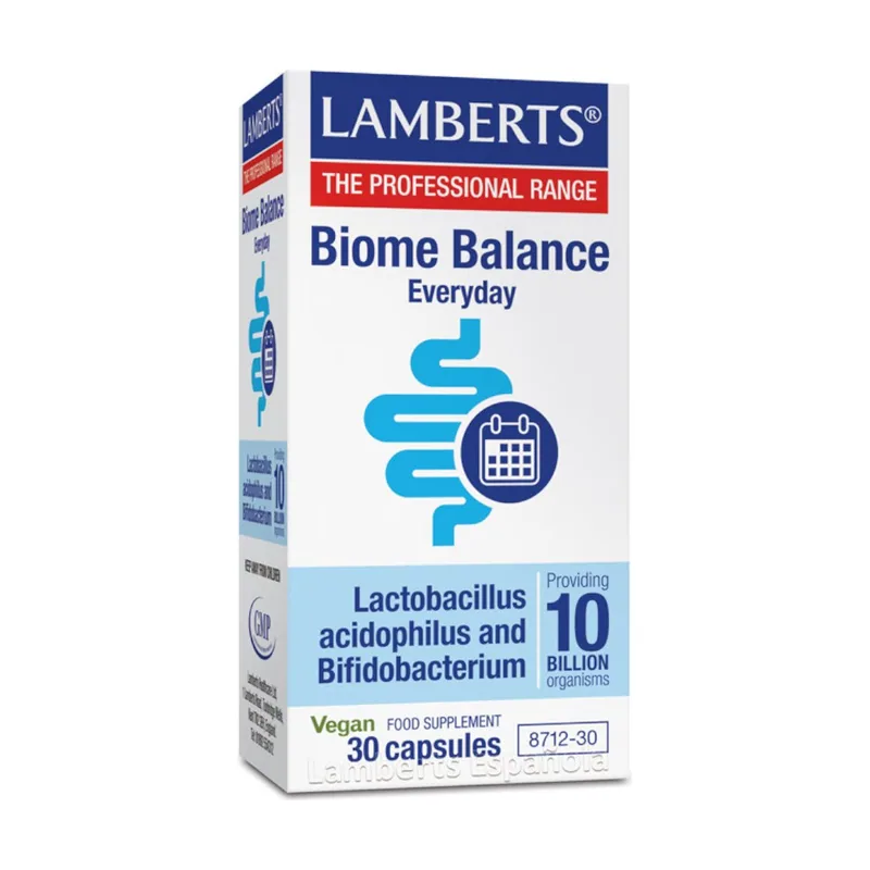 Lamberts Biome Balance Everyday Probiótico Diario 30 Cápsulas